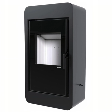 Piec kominkowy wolnostojący stalowy o mocy 6 kW Defro Pico Przyłącze Zestaw