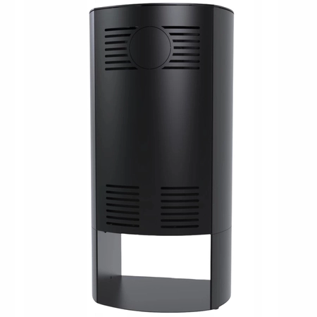 Piec kominkowy wolnostojący stalowy moc 9 kW Defro DEA LOG Przyłącze Zestaw