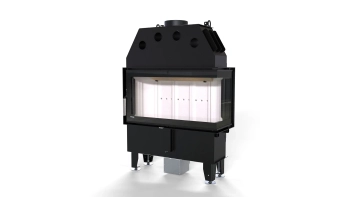 Wkład kominkowy prawy Defro Home INTRA ME BP Slim