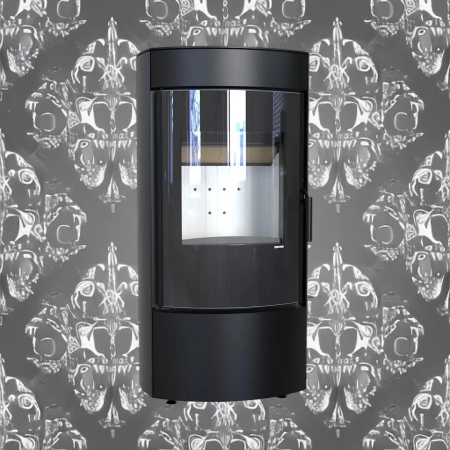 Piec kominkowy powietrzny czarny Defro Home CERES