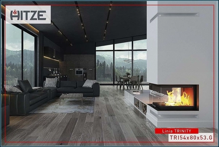 Wkład kominkowy powietrzny Hitze TRINITY TRI54X54x53.G