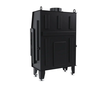 Kominek wkład prosty Defro Home Impuls SM i zestaw do montażu zabudowy