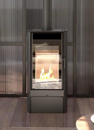 Piec kominkowy powietrzny Hajduk Rectan F3
