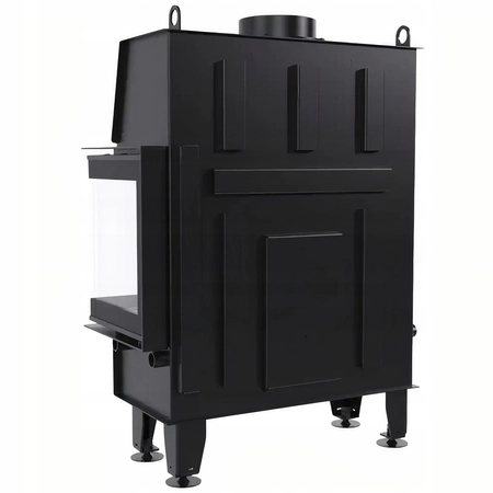 Wkład kominkowy prawy 10 kW Eko Defro Home Impuls ME BP Zestaw montażowy