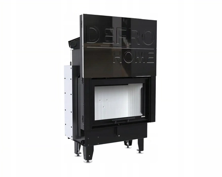 Wkład kominkowy prosty gilotyna 12 kW Defro Impuls LA G Zestaw montażowy