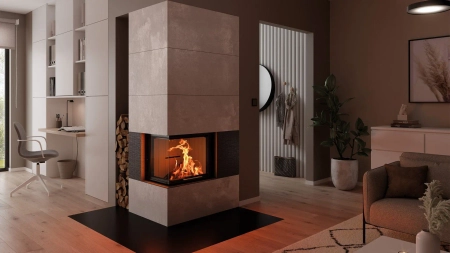 Wkład kominkowy z płaszczem wodnym Spartherm VARIA 2L-55h H2O