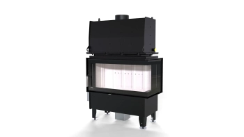 Wkład kominkowy z płaszczem wodnym Defro Home RIVA ME BP SHORT