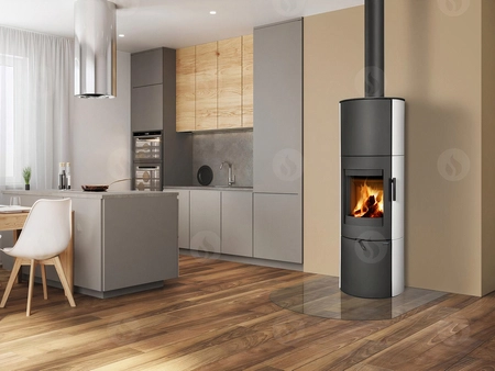 Piec kominkowy akumulacyjny Romotop LUGO N 01 AKUM ceramika