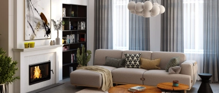 Wkład kominkowy żeliwny Kawmet W16 (13,5 kW) Eco