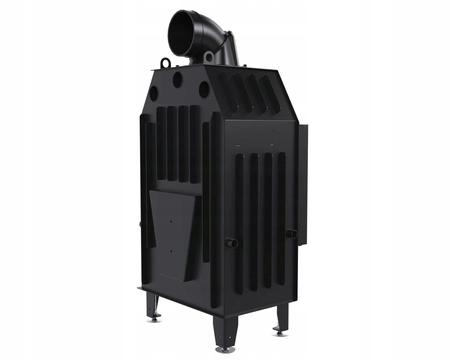 Wkład kominkowy prosty moc 10 kW Eko Defro Home Intra SM Zestaw montażowy