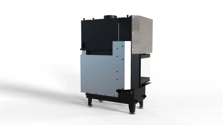 Wkład kominkowy z płaszczem wodnym Defro Home RIVA ME BL G SHORT