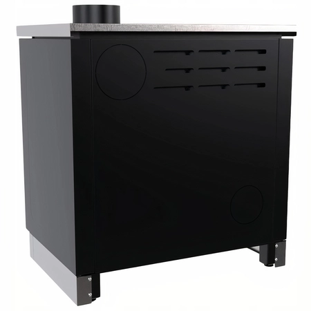 Piec kuchenny Kuchnia stalowy fajerki 9 kW Defro Culina S Przyłącze Zestaw