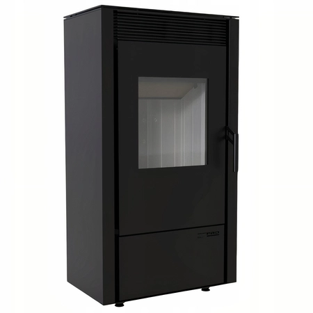 Piec kominkowy wolnostojący stalowy moc 6 kW Defro Viva Przyłącze Zestaw