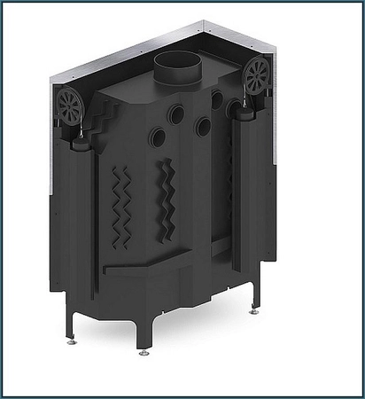 Wkład kominkowy powietrzny Hitze Albero AL19LG.H