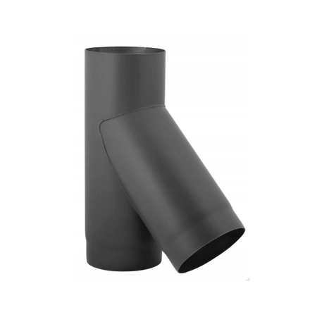 Trójnik spalinowy czarny Darco TR250/45-CZ2