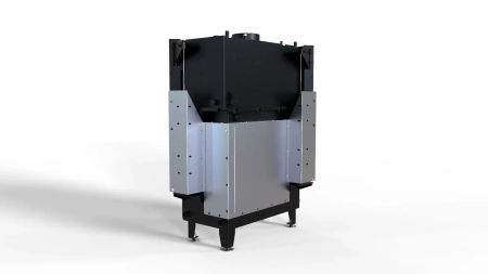 Wkład kominkowy z płaszczem wodnym Defro Home RIVA ME BL G SHORT