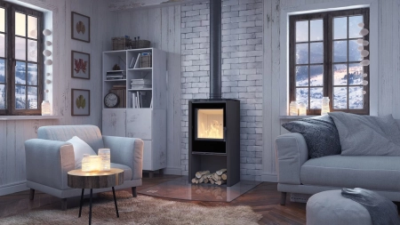 Piec kominkowy powietrzny Hitze Lupo M