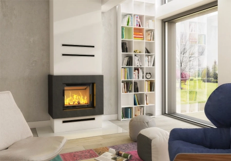 Wkład kominkowy powietrzny prosty Hajduk SMART XT