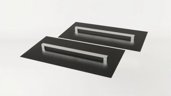 Pokrywa do paleniska ogrodowego Hetta Square 120 cm Black Inox