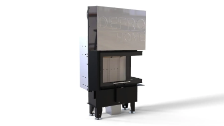 Wkład kominkowy prawy Defro Home INTRA SM BP Slim G