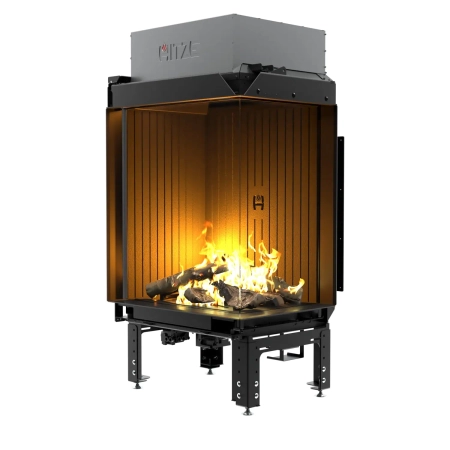 Kominek gazowy prawostronny Hitze CALMA 65R