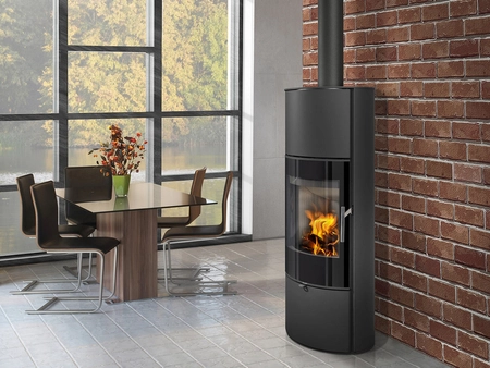 Piec kominkowy akumulacyjny Romotop LAREDO 03 AKUM metal
