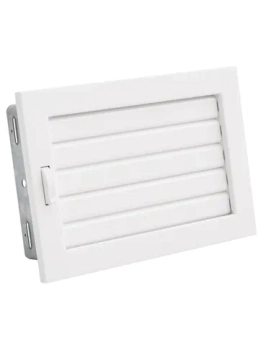 Kratka VENTLAB KRVZ200x145-ML.B z żaluzją ruchomą biała