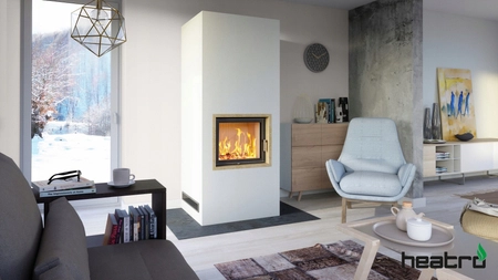 Wkład kominkowy powietrzny prosty Heatro 55