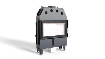 Wkład kominkowy prosty Defro Home INTRA ME Slim