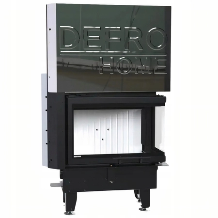 Wkład kominkowy prawy gilotyna 9 kW Defro Impuls SM BP G Zestaw montażowy