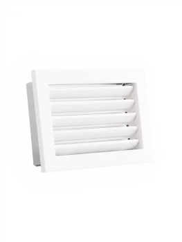 Kratka z żaluzją stałą biała KRVZS220x95-ML.B VENTLAB