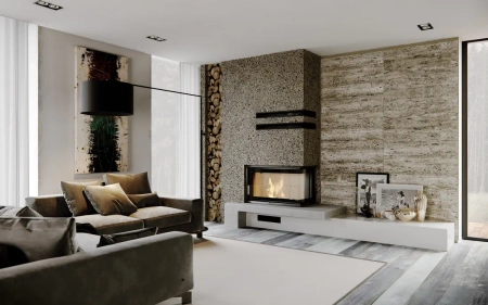 Wkład kominkowy prawy Defro Home INTRA ME BP