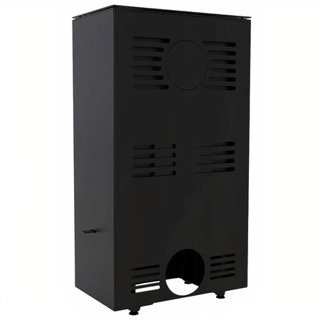 Piec kominkowy wolnostojący stalowy moc 6 kW Defro Viva Przyłącze Zestaw