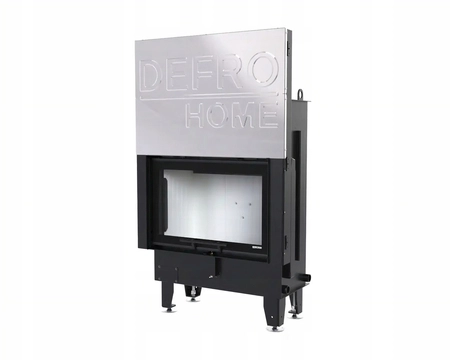 Wkład kominkowy prosty gilotyna 8 kW Eko Defro Impuls SM G Zestaw montażowy