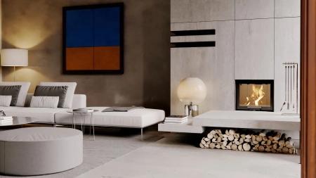 Wkład kominkowy powietrzny Defro Home INTRA SM G