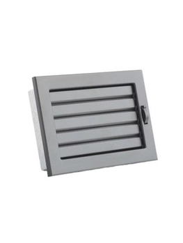 Kratka VENTLAB KRVZ200x145-ML.CZ z żaluzją ruchomą czarna