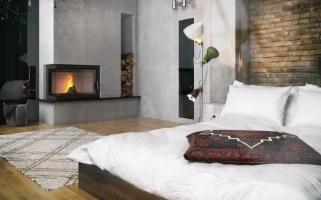 Wkład kominkowy lewy Defro Home INTRA SM BL