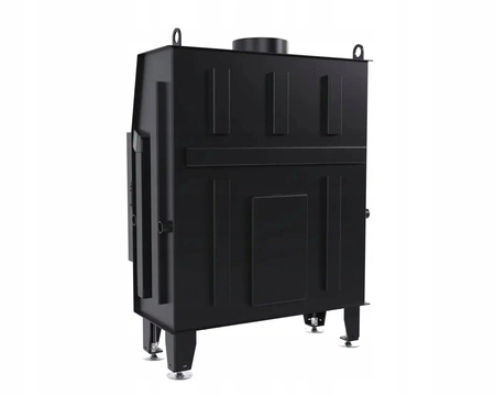 Kominek wkład prosty Defro Home Impuls ME i zestaw do montażu zabudowy