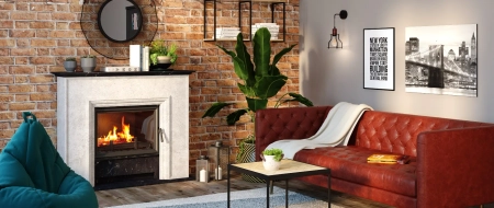 Wkład kominkowy żeliwny Kawmet W17 (16,1 kW) Eco