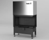 Kominek narożny prawy gilotyna Heatro 69PH black