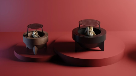 Ruszt do paleniska ogrodowego Hetta GTO 80 cm Inox