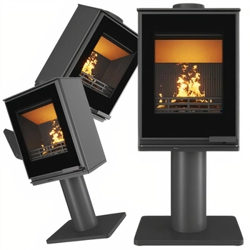 Piec wolnostojący koza 6,5 kW Kawmet HARITA S15i Leg Decor ECO EKOPROJEKT