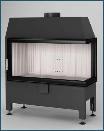 Wkład kominkowy powietrzny narożny Heatro 81P