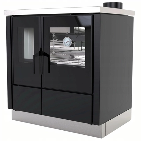 Piec kuchenny Kuchnia stalowy fajerki 9 kW Defro Culina S Przyłącze Zestaw