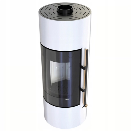 Piec kominkowy powietrzny wolnostojący stalowy moc 7 kW Defro Home Orion