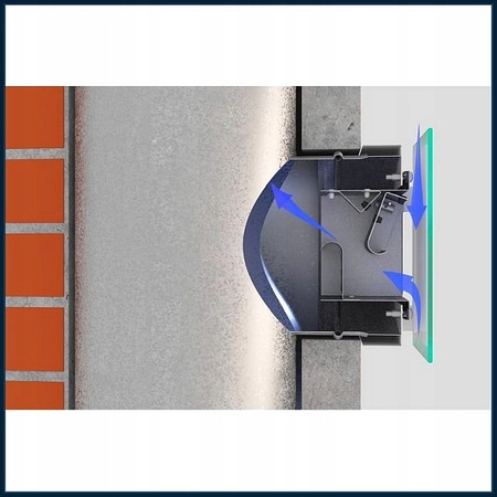 Stabilizator wentylacji Stabiler 30 m3/h bez osłony CSW2-30 Darco