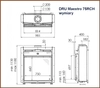 Wkład kominkowy na gaz DRU Maestro 75RCH