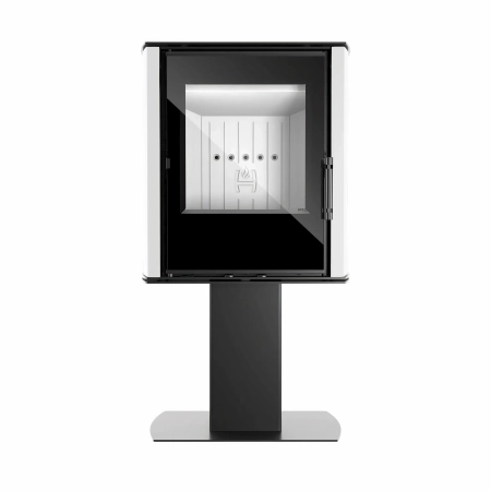 Piec kominkowy powietrzny Hitze Cane SF-W biały