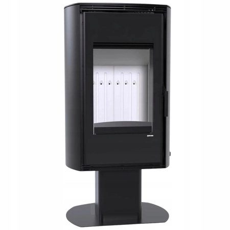 Piec kominkowy wolnostojący stalowy moc 9 kW Defro DEA TOP Przyłącze Zestaw