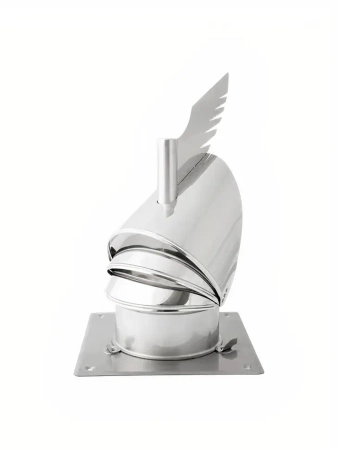 Nasada kominowa Rotowent Dragon RO250CH-DR-PK z podstawą kwadratową